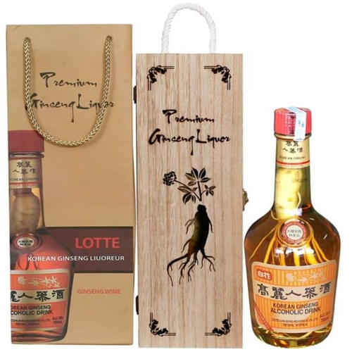 Hộp quà rượu sâm Hàn Quốc - Korrean Ginseng Wine