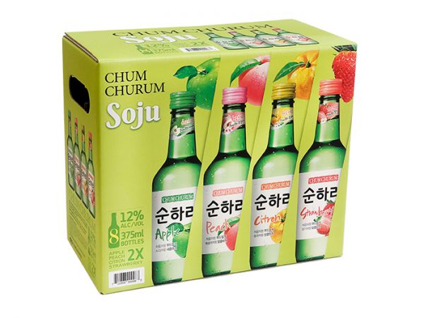 Thùng Soju Chum Churum 6 Vị Hoa Quả